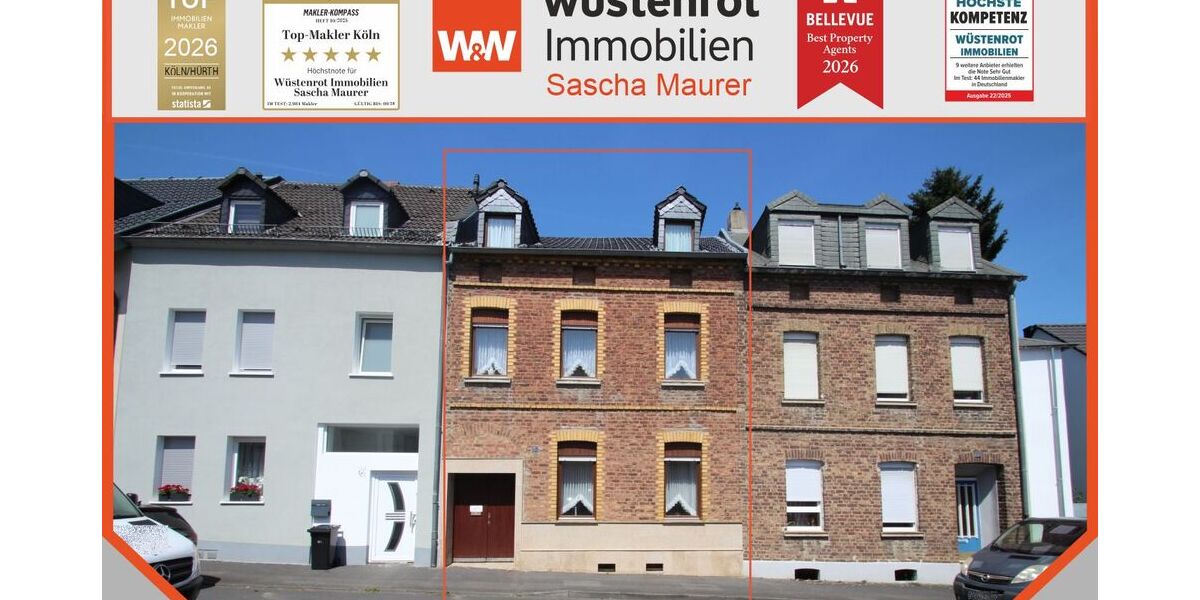 Mit 3D: Altbaujuwel mit Geschichte und großem Potenzial – ca. 160 m² Wohnfläche in Bonn-Lannesdorf - Reihenhaus Bonn Lannesdorf | Angebot:27178356