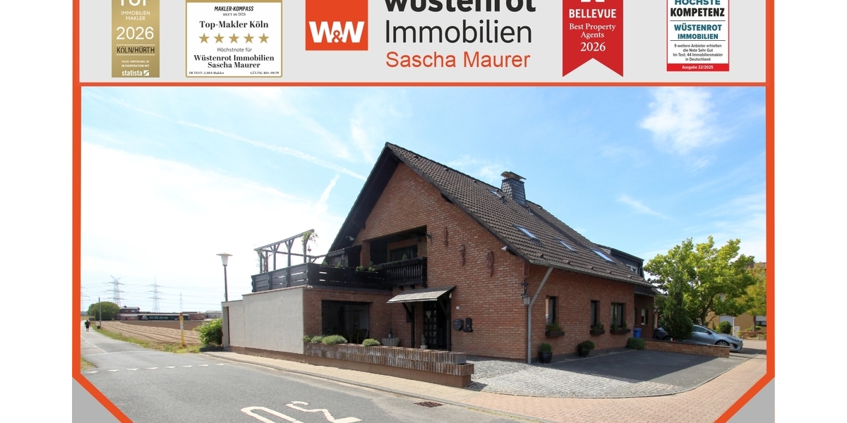Mit 3D: Mehr Raum fürs Leben – gepflegtes Ein- Zweifamilienhaus mit vielseitigem Platzangebot in Wesseling - Einfamilienhaus Wesseling | Angebot:27501787